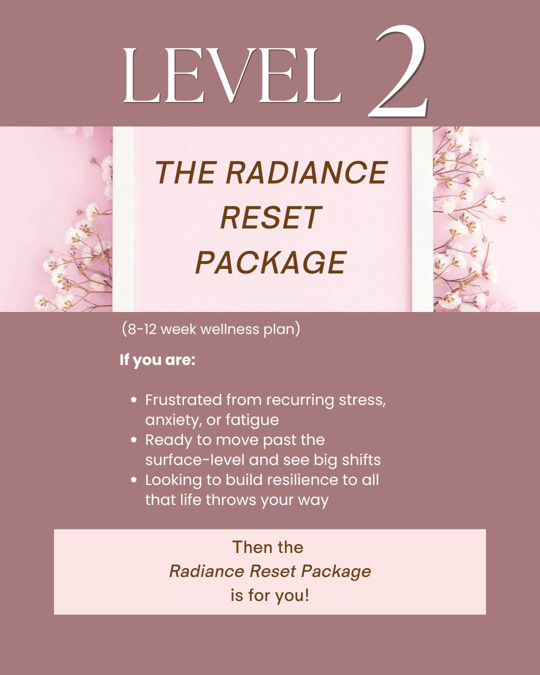 Level 2: The Radiance Reset Package